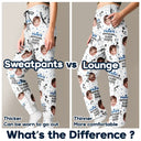 Gift For Father, Gift For Grandpa - Custom Photo Papa's Official Sleep Pants - Personalized Pajama Pants