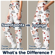 Gift For Couples, Gift For Husband - Custom Photo Funny Couple Daddy's Official Sleep Pants - Personalized Pajama Pants

