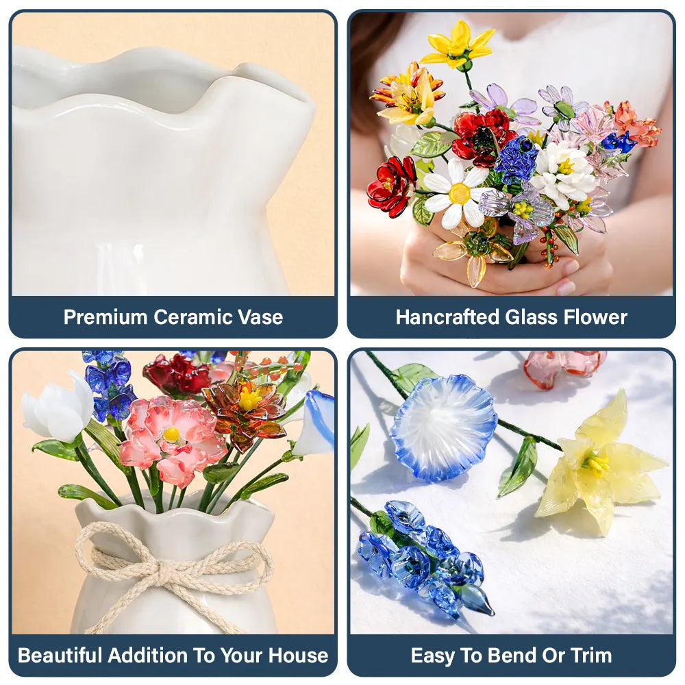 Gift For Sisters,Gift For Sibling,Happy - Sisters Are Different Flowers From The Same Garden - Personalized Glass Birth Month Flower