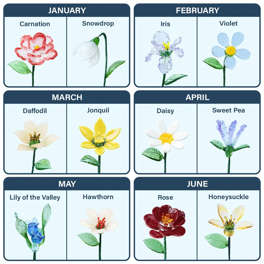 Gift For Yourself,Gift For Women,Happy - God Says You Are - Personalized Glass Birth Month Flower