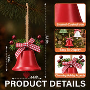 Christmas,Custom Photo,Cut-Face Photo,Indoor Decor,Pet Lovers,Playful - Christmas Gift For Dog Cat Lovers - Personalized Custom Photo Tree Hanging Decoration Bell Ornament