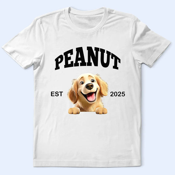 Dog Lovers - I Love My Dog - Personalized T Shirt