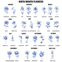 Gift For Yourself,Gift For Women,Happy - God Says You Are - Personalized Glass Birth Month Flower