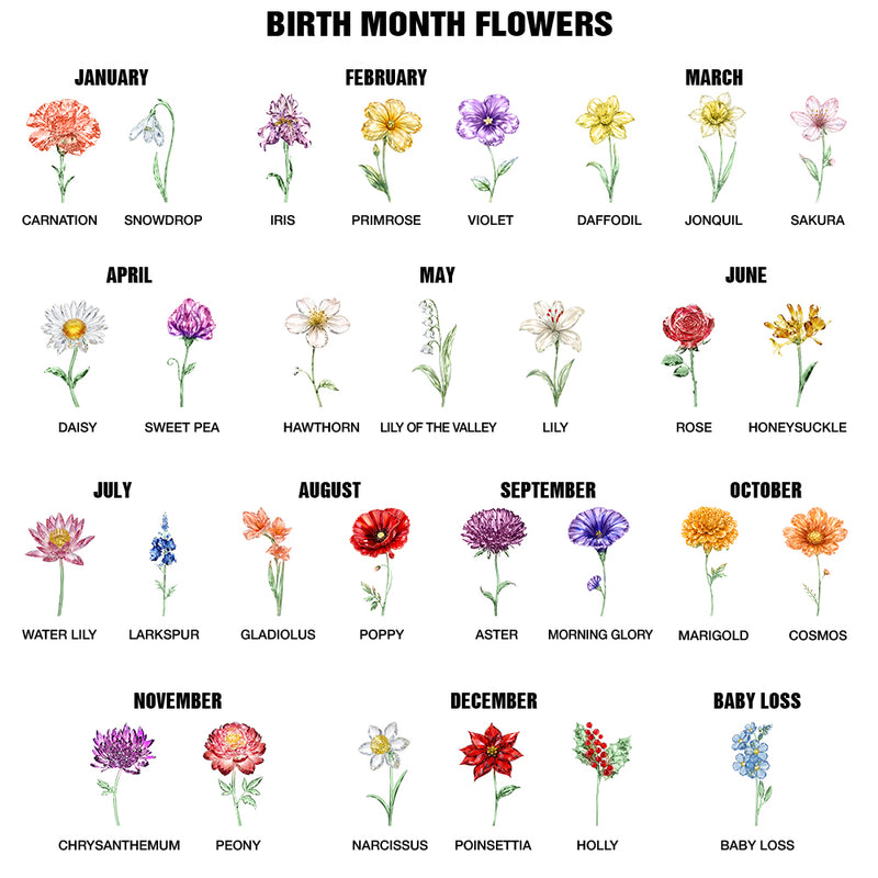 Gift For Grandma, Gift For Women, Happy, Top Market - Crystal Effect Birth Flower Grandkids Make Life More Grand - Personalized White Edge-to-Edge Mug