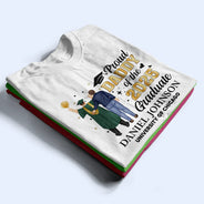 Love,Graduation,Dad - Daughters (Adult),Dad - Sons,Dad - Children,Gift For Father - Backside Proud Dad Of A Graduation Child - Personalized T Shirt