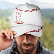 Sport Dad,Baseball,Gift For Father,Icon,Proud - Baseball Best Dad Ever - Personalized Classic Cap