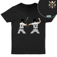 Baseball Dad Crossed Arrows - Personalized T Shirt
