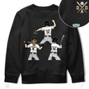 Gift For Father,Gift For Grandpa,Baseball,Non-Eng,Vector,Humorous - Baseball Dad Crossed Arrows - Personalized T Shirt