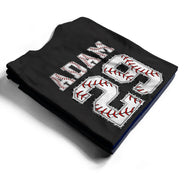 Gift For Grandpa, Gift For Father, Baseball, Non-Eng, Icon, Proud - Baseball Dad Papa Crossed Arrows - Personalized T Shirt