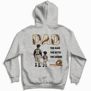 Gift For Father,Love,Baseball - Baseball Dad The Man The Myth The Legend - Personalized T Shirt