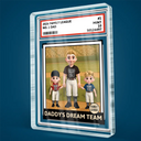 Sport Dad,Sport Mom,Gift For Mother,Gift For Father,Happy - Baseball Dream Team Family League - Personalized Custom Shaped Acrylic Plaque