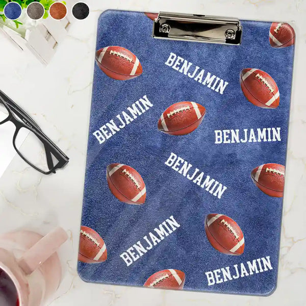 Gift For Yourself,Gift For Men,Teacher - Baseball Football Basketball Soccer Sport Coach - Personalized Acrylic Clipboard