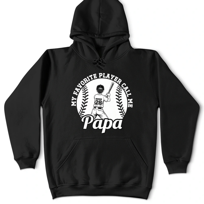 Gift For Grandpa,Gift For Father,Happy,Baseball - Baseball Kid My Favorite Players Call Me Grandpa - Personalized T Shirt