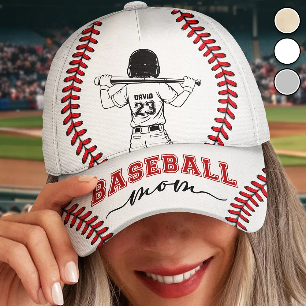 Baseball Mom Dad - Personalized Classic Cap