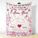 Gift For Couples, Family, Parents, Love - Bear Family This Blanket Reminds You How Much We Love You - Personalized Fleece Blanket, Sherpa Blanket