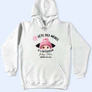 Gift For Wife,Gift For Yourself,Gift For Women,Parents,Gift For Mother,New Mom,Pregnant Mom,French,Non-Eng,Vector,Adorable - Bébé À L'intérieur - Pour Future Maman - T-Shirt Personnalisé