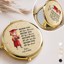 Graduation,Gift For Yourself,Gift For Women,Gift For Daughter,Gift For Sisters,Gift For Bestie - Behind You All Memories Graduation - Personalized Compact Mirror
