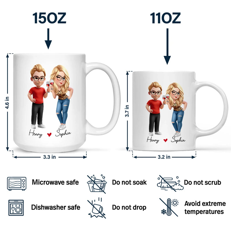 Gift For Sisters,Gift For Brothers,Gift For Sibling,Cousin,Happy - Being My Brother Is Really The Only Gift You Need - Personalized Mug