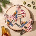 Humorous,Gift For Men,Custom Photo,Gift For Yourself,Cut-Face Photo - Custom Photo Belly Out For Summer - Personalized Custom Shaped Bottle Opener