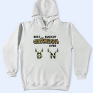 Hunting, Gift For Father, Funny - Best Buckin Dad Ever - Personalized T Shirt