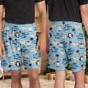 Cat Lovers,Cat Mom,Cat Dad,Funny - Best Cat Dad Cat Mom Cat Mum Ever - Personalized Pajama Shorts