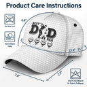 Gift For Father,Gift For Grandpa,Golf,Top Market,Non-Eng,Icon,Proud - Best Dad By Par Golf Ball - Personalized Classic Cap