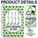 Gift For Grandpa,Gift For Father,Golf,Top Market,Non-Eng,Icon,Proud - Best Dad By Par Golf Clubs - Personalized Golf Towel