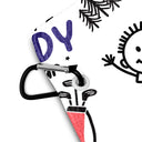 Happy, Golf, Dad's Hobby, Sport Dad, Gift For Father, Gift For Grandpa, Grandpa's Hobby, Gift For Husband - Best Dad By Par Stick Figures Kid Pet - Personalized Golf Towel