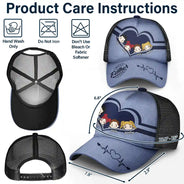 Gift For Father,Happy,Gift For Grandpa - Best Dad Ever - Personalized Mesh-back Casual Cap