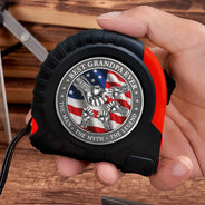 Gift For Father,Gift For Grandpa,Gift For Men,Happy,Independence Day - Best Dad Ever The Man The Myth The Legend - Personalized Tape Measure