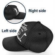 Gift For Father,Gift For Grandpa,Golf,Top Market,Non-Eng,Icon,Proud - Best Dad Grandpa By Par Golf Ball - Personalized Classic Cap