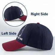 Gift For Grandpa,Gift For Father,Golf,Non-Eng,Icon,Proud - Best Dad Grandpa By Par Golf Clubs - Personalized Embroidered Two Tone Cap