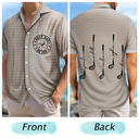 Gift For Grandpa,Gift For Father,Golf,Non-Eng,Icon,Proud - Best Dad Grandpa By Par Golf Clubs - Personalized Hawaiian Shirt