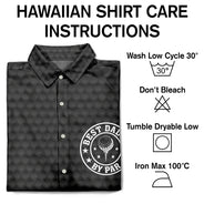 Gift For Grandpa,Gift For Father,Golf,Non-Eng,Icon,Proud - Best Dad Grandpa By Par Golf Clubs - Personalized Hawaiian Shirt