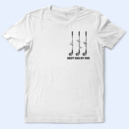 Gift For Father,Gift For Grandpa,Golf,Happy - Best Dad Grandpa By Par Golf Clubs - Personalized T Shirt