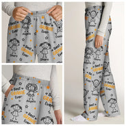 Gift For Grandpa, Gift For Father, Happy - Best Dad Grandpa Ever - Personalized Pajama Pants