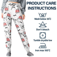 Pet Lovers,Pet Mom,Pet Dad,Dog Lovers,Dog Mom,Dog Dad,Love - Best Dog Dad Dog Mom Pattern - Personalized Pajama Pants