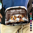 Gift For Husband,Gift For Men,Gift For Father,Happy,Gift For Yourself,Dog Lovers,Dog Dad,Gift For Wife,Gift For Women,Gift For Mother,Dog Mom - Best Dog Dad Ever Just Ask - Personalized Crossbody Belt Bag
