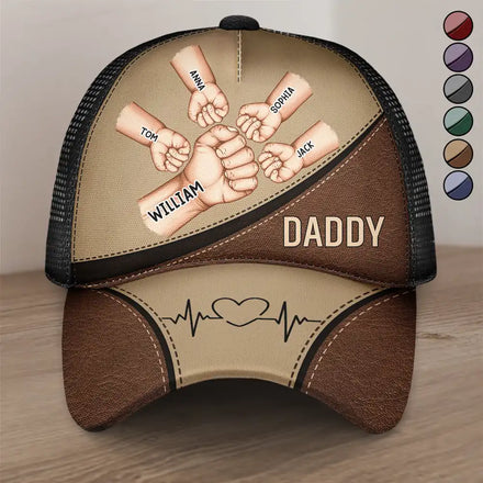 Best Friends For Life Daddy Grandad - Personalized Mesh-back Casual Cap