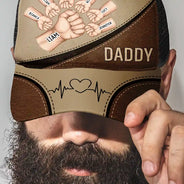 Gift For Father,Gift For Grandpa,Gift For Husband - Best Friends For Life Dad Grandad - Personalized Mesh-back Casual Cap
