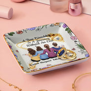 Bestie A True Friendship Is A Journey Without An End - Personalized Ring Dish