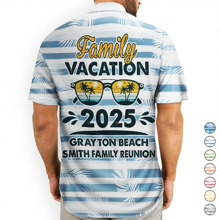 Bestie Family Vacation - Personalized Hawaiian Shirt