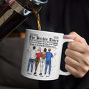 Gift For Bestie,Gift For Sisters,Old Best friends,Happy - Besties Here's To Another Year Of Us Daily News - Personalized Mug