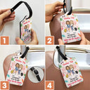 Gift For Bestie,Travel,Happy - Besties Trip - Personalized Luggage Tag