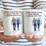 Gift For Father, New Dad, Gift For Son, Dad - Sons, Mom - Sons, Happy - Better Than Being Your Father - Personalized Mug