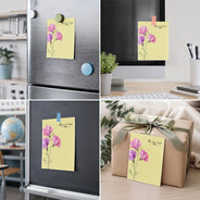 Cozy, Gift For Yourself, Icon - Birth Flower And Name - Personalized Notepad