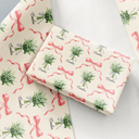 Gift For Women,Happy - Birth Flower Bouquet Custom Name - Personalized Wrapping Paper