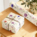 Family,Gift For Women,Happy - Birth Flower Custom Name Family Daughter Sister - Personalized Wrapping Paper