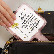 Gift For Daughter, Gift For Grandkids, Gift For Sisters, Gift For Bestie, Love, Top Market, Gift For Women - Birth Flower My Daughter You Are Beautiful - Personalized Handheld Mirror