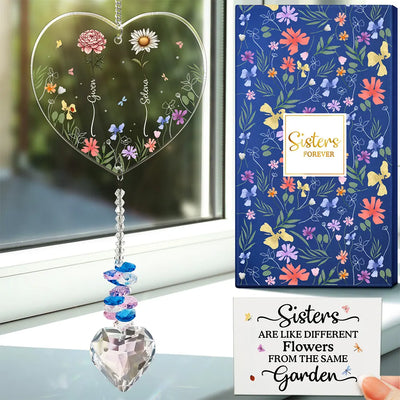 Heart Crystal Suncatcher